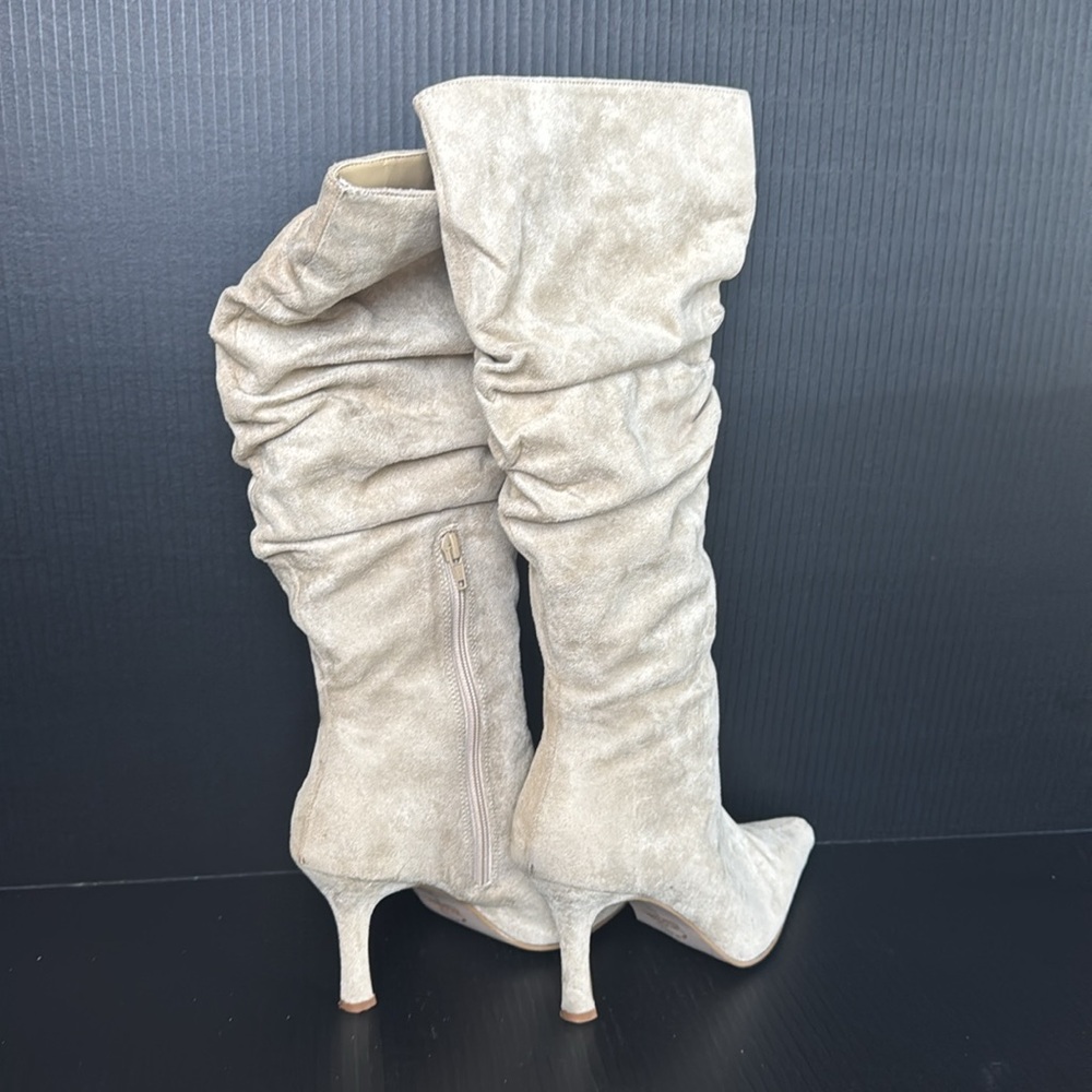 Knee high suede boots - Picture 2 of 2